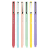 Le Pen Fine Point Pastel Set 6/Pkg Uchida