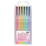 Le Pen Fine Point Pastel Set 6/Pkg Uchida