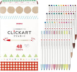 Zebra Clickart Knock Sign Pen 48 Color Set - Limited Edition