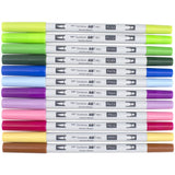 Tombow Nature Palette ABT PRO Brush Marker 12-Marker Sets Alcohol-Based