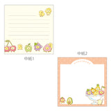 Piyokomame Fruits Memo Pad Mind Wave