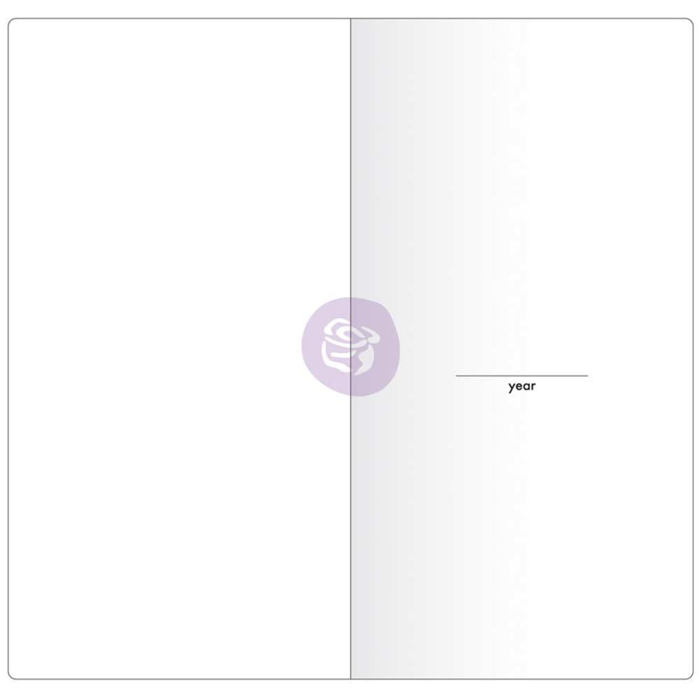 Weekly with White Paper Prima Traveler's Journal Notebook Refill 32 Sheets