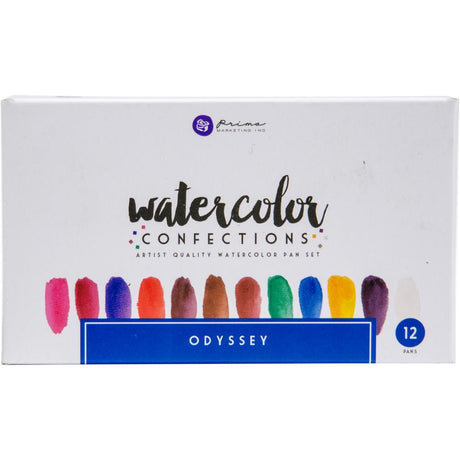 Prima Watercolor Pan Odyssey 12/Pkg