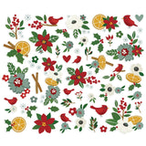 Troqueles florales Hearth &amp; Holiday Bits &amp; Pieces, paquete de 50 