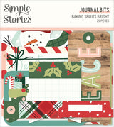 Diario con troqueles de Baking Spirits Bright Bits &amp; Pieces, paquete de 24 