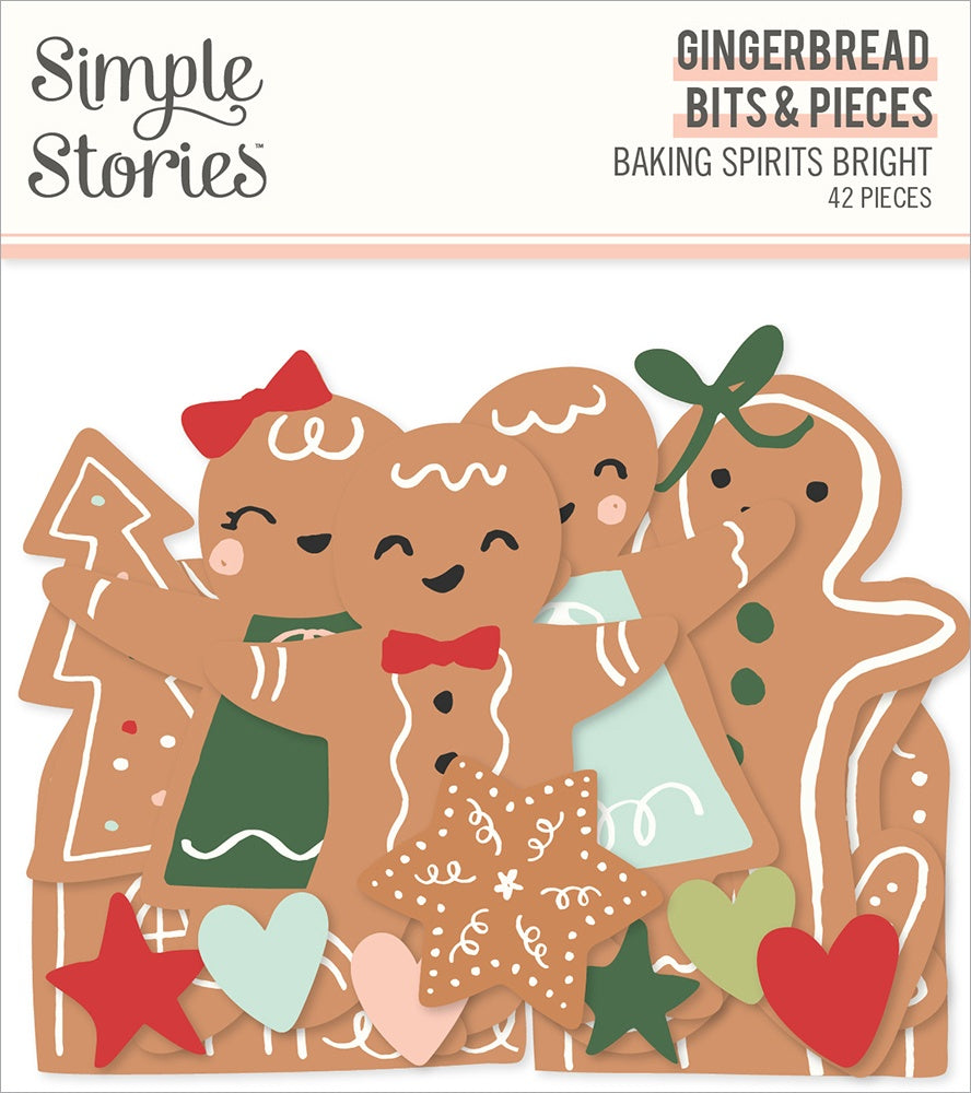 Baking Spirits Bright Bits & Gingerbread Die-Cuts Journal 42/Pkg