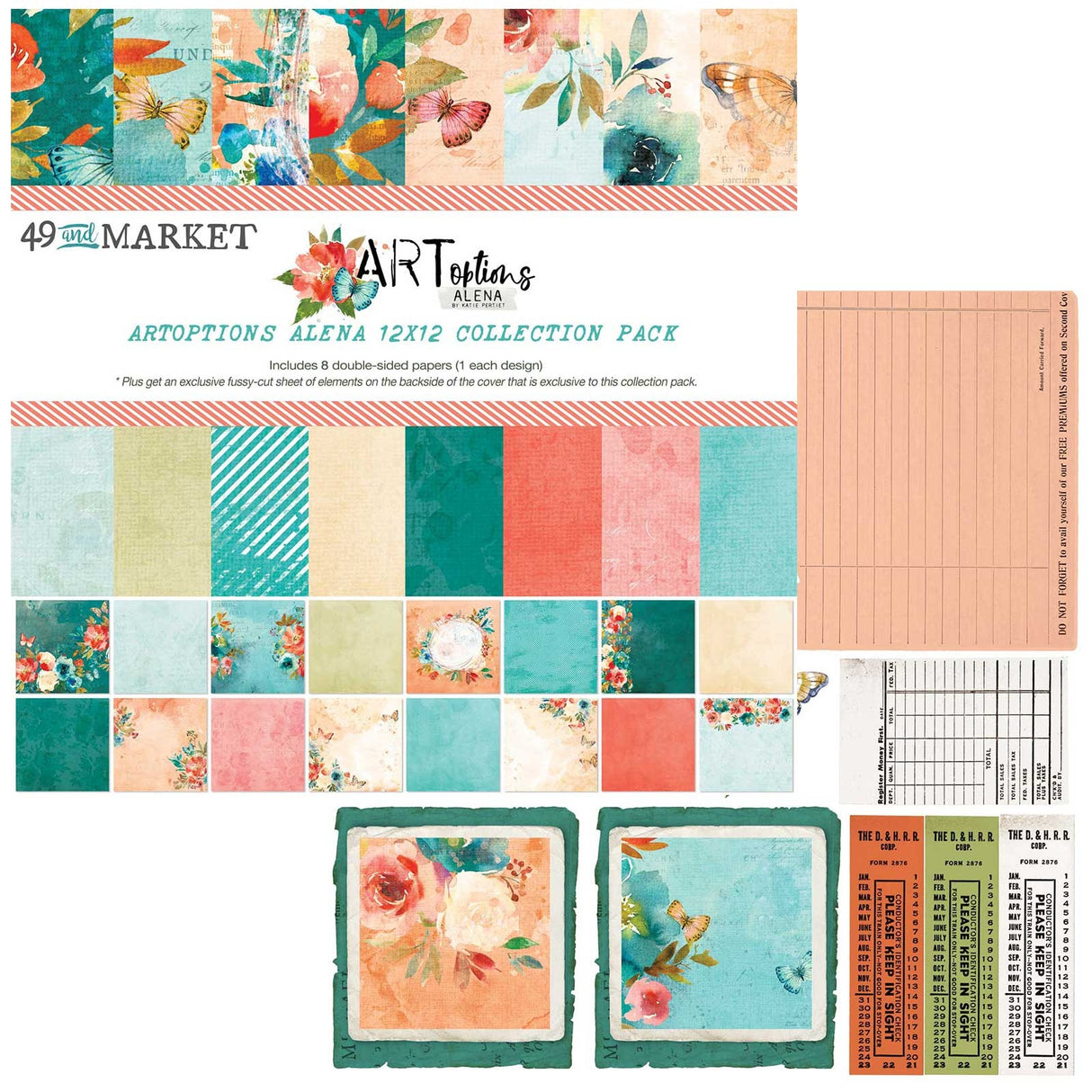 ARToptions Alena Collection Pack 12"X12" 49 And Market