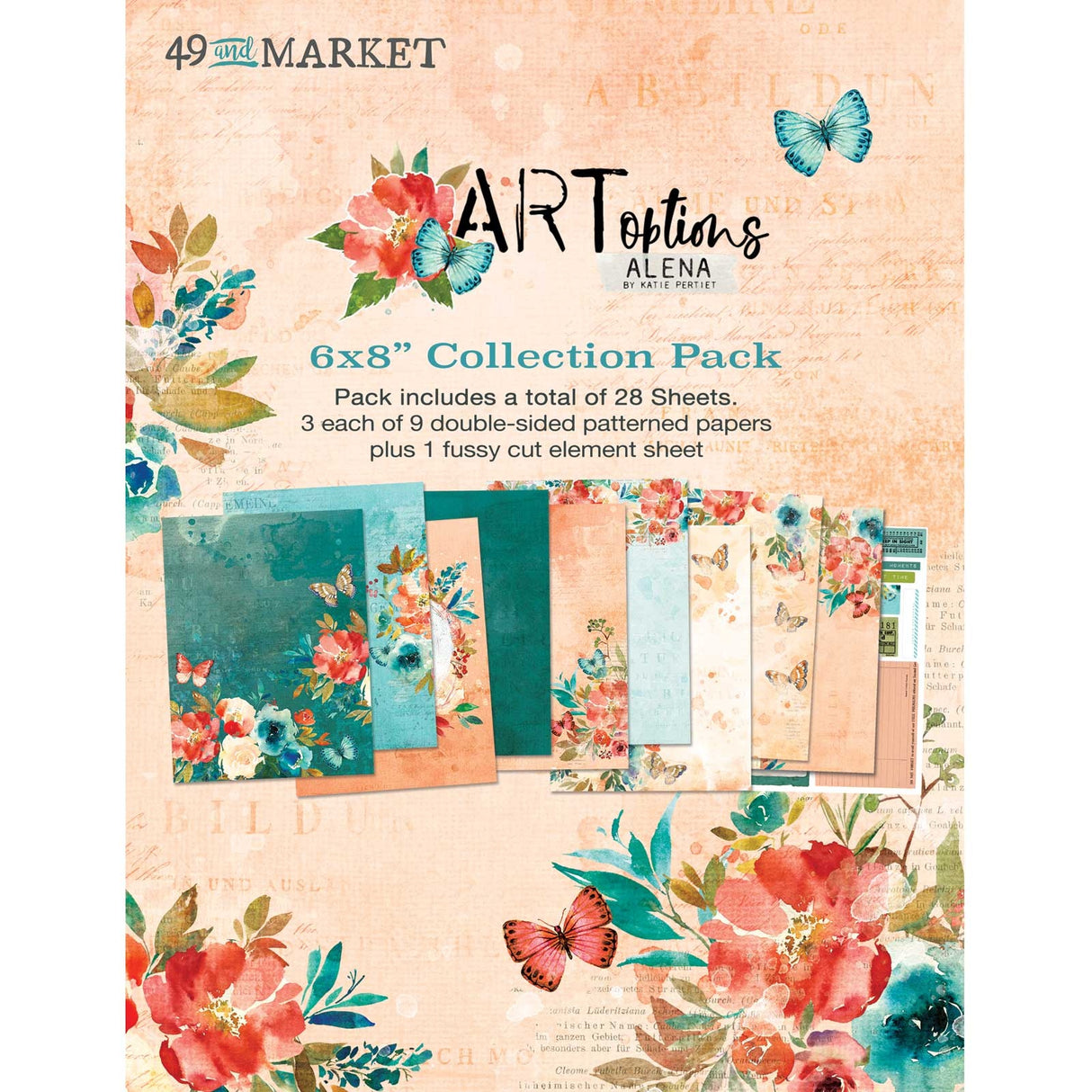 ARToptions Alena 49 And Market Collection Pack 6"X8"