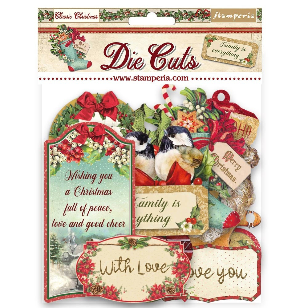 Classic Christmas Stamperia Die-Cuts