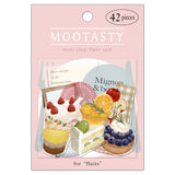 Mootasty Flake Sticker Fruits (42 pieces)