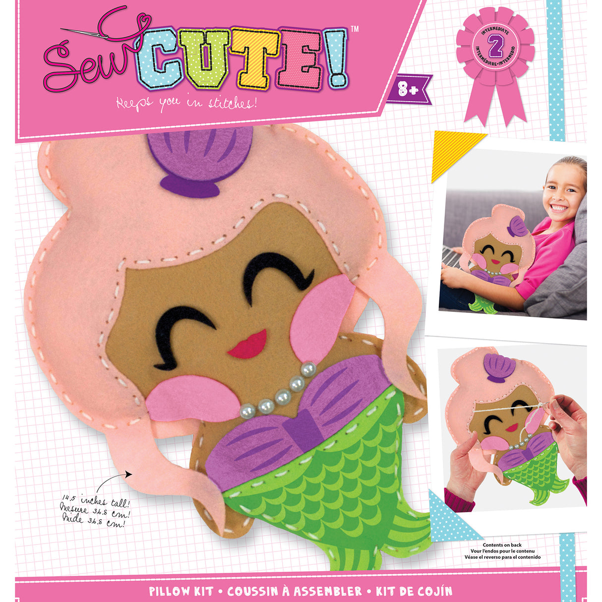 70% OFF - Mermaid Sew Cute! Felt Pillow Kit