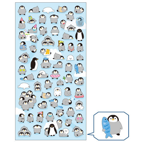 Puchi Puchi Penguin Mind Wave Seals Sticker