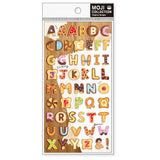 Mind Wave Seals Yummy ABC Alphabet Letter Sticker, made in Japan.