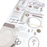 Libre Collage Sticker Ivory Mind Wave Seals Sticker