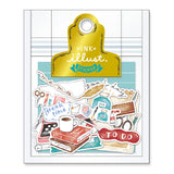 Stationery Flake Sticker Mind Wave Ink Illust. Sticker (40pcs)