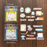 Stationery Flake Sticker Mind Wave Ink Illust. Sticker (40pcs)