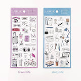 Travel Life Lifeful Illustration Sticker Mind Wave Seals