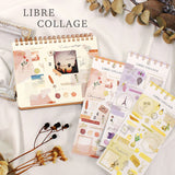 Libre Collage Sticker Yellow Mind Wave Seals Sticker