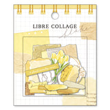 Libre Collage Yellow Flake Sticker Mind Wave (56pcs)