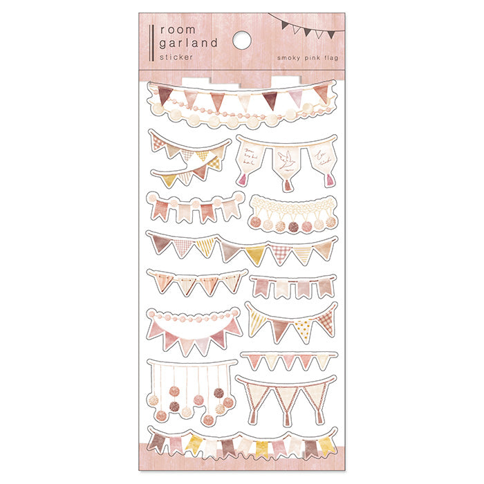 Room Garland Smoky Pink Sticker Mind Wave Seals