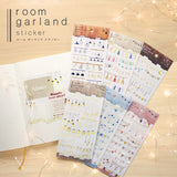 Smoky Pink Sticker Room Garland Mind Wave