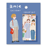 Amie Sticker Flake Casual Girl Mind Wave (40pcs)