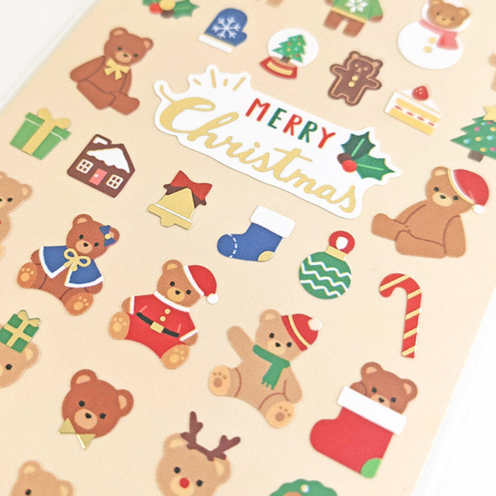 Christmas Bear Sticker Mind Wave