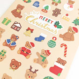 Christmas Bear Sticker Mind Wave