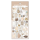 Girl's Closet Sticker Ivory Mind Wave