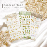 Room Garland Beige Flag Sticker Mind Wave