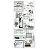 Urban Style Clear Sticker Mind Wave