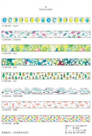 Bird Washi Tape Space Craft