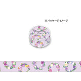 Purple Floral Washi Tape Mind Wave