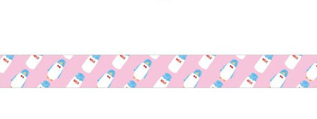 I would like to call this a surprise washi tape, it was a milk carton design at first sight but when you look closely, there it hides some cute penguins LOL!!! 