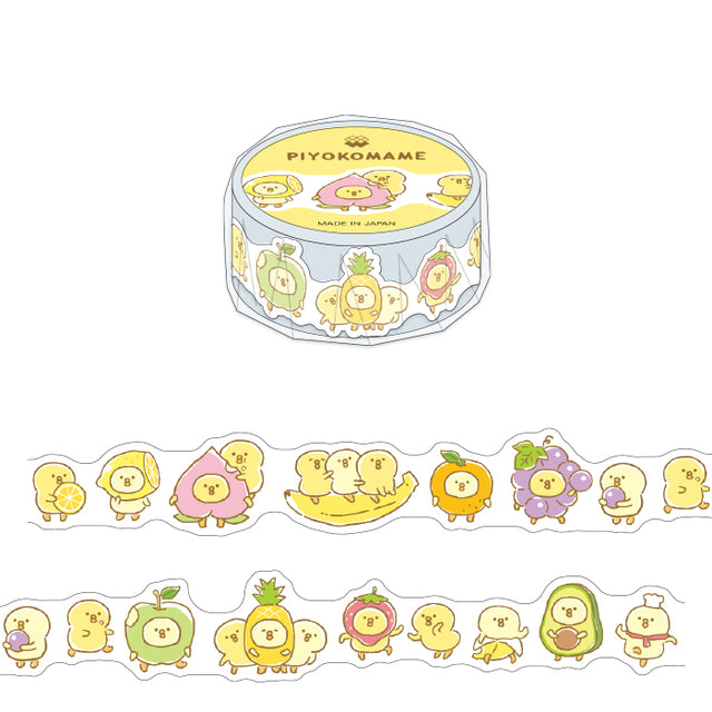 Piyokomame Fruits Washi Tape Mind Wave