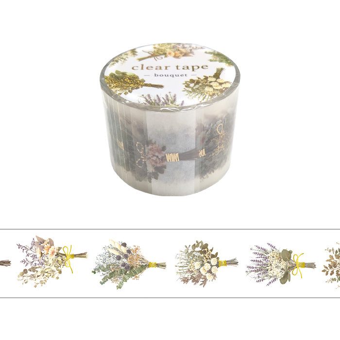 Bouquet Clear Washi Tape Mind Wave