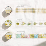 Bouquet Clear Washi Tape Mind Wave