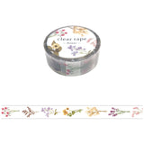 Flower Clear PET Tape Mind Wave