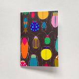 Beetle Pattern A6 Notebook