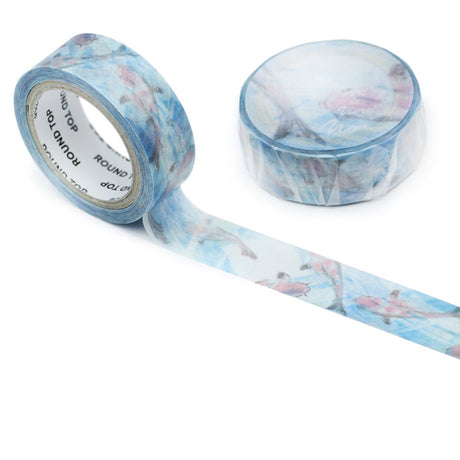 Round Top Carp Koi Fish Washi Tape  Atelier Noir- マスキングテープ 游ぐ鯉