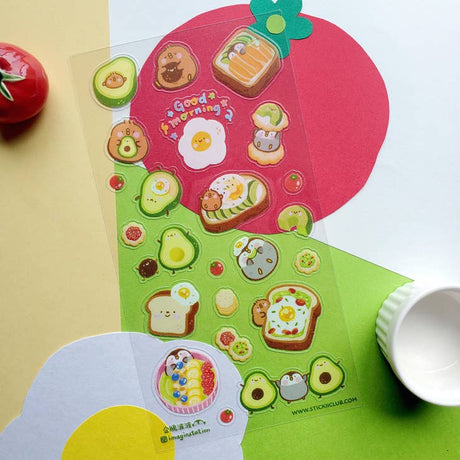 All the Avocado Sticker Sheet