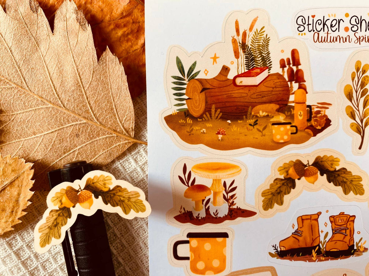 Autumn Spirit Sticker Sheet