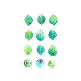 Green Leaves Masking Roll Sticker Bande Washi Tape