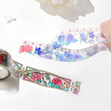 Stained Glass Girl's Dream Washi Tape Foil BGM