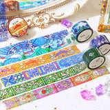 Stained Glass Flower Garden Clear Tape