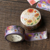 Flower Garden Washi Tape Foil BGM