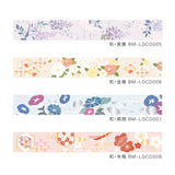 Purple Wisteria Viole Washi Tape BGM