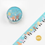 Piano Concert Washi Tape Foil BGM