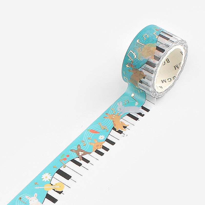 Piano Concert Washi Tape Foil BGM