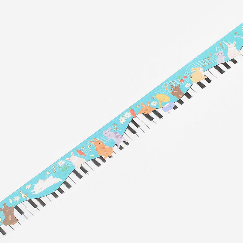 Piano Concert Washi Tape Foil BGM